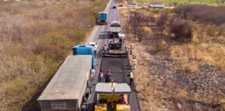 Restauração da PE-180 é iniciada após articulação de Débora Almeida e Mendonça Filho