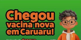 Caruaru inicia vacinação contra a dengue para crianças e adolescentes de 10 a 14 anos