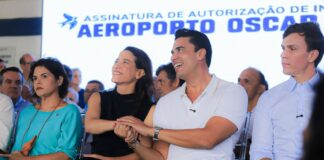 Rodrigo Pinheiro e Raquel Lyra anunciam início das obras do novo Aeroporto de Caruaru