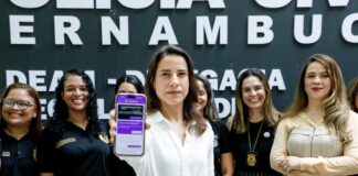 Raquel Lyra lança programa 197 Mulher para reforçar rede de proteção e entrega requalificação da 1ª Delegacia da Mulher no Recife