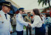 Em cerimônia no Recife, governadora Raquel Lyra empossa o coronel Eduardo Araripe como novo comandante-geral do Corpo de Bombeiros