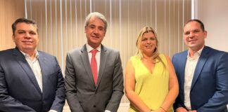 Fernando Monteiro recebe Renata Senna e articula homenagem aos 40 anos da Abracen