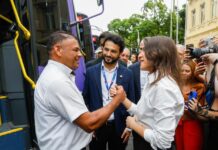 Raquel Lyra entrega novos 40 ônibus e avança na renovação da frota do transporte na Região Metropolitana do Recife