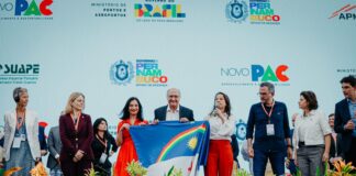 Raquel Lyra inaugura primeiro terminal de contêineres 100% eletrificado da América Latina em Suape e reforça posição de Pernambuco como hub logístico