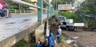 Compesa inicia a instalação de trechos de adutoras danificadas no bairro São Francisco, em Caruaru