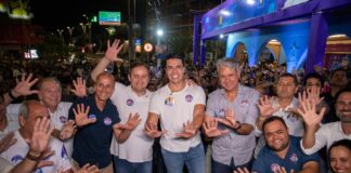 Anderson Luiz inaugura comitê com Rodrigo Pinheiro, Fernando Monteiro e vereadores