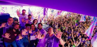 Raquel Lyra inicia campanha à reeleição no Recife