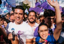 Túlio Gadêlha inicia campanha ao Senado com agendas do Recife ao Sertão ao lado de Raquel Lyra