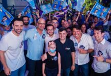 Anderson Correia inaugura comitê ao lado de Eduardo e Lula da Fonte