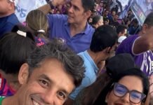 Professora Ana Lúcia participa da Onda 55 ao lado de Raquel Lyra, no Recife