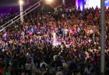 “Nosso compromisso é garantir direitos, ampliar oportunidades e construir uma rede de cuidado que acolha cada mulher”, afirma Raquel durante encontro que reuniu mais de cinco mil mulheres em Caruaru