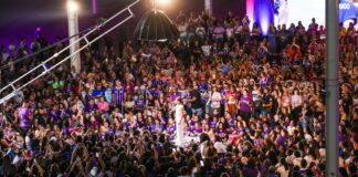 “Nosso compromisso é garantir direitos, ampliar oportunidades e construir uma rede de cuidado que acolha cada mulher”, afirma Raquel durante encontro que reuniu mais de cinco mil mulheres em Caruaru
