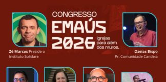 Caruaru sediará o Congresso Emaús 2026 com o tema “Igrejas para Além dos Muros”